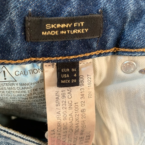 MASSIMO DUTTI SKINNY JEANS - Picture 9 of 9